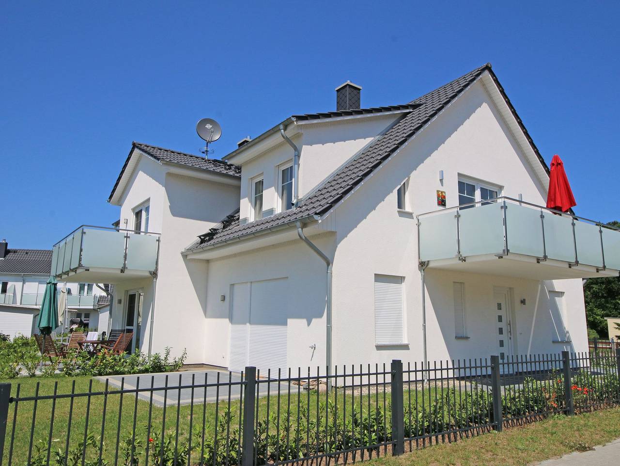 Ganze Ferienwohnung, F: Haus Möwe Whg. 03 mit Terrasse & Kamin/Thiessow in Thiessow, Mönchgut