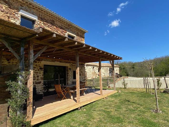 Gîte pour 6 personnes, avec jardin et vue à Aiguèze - 4