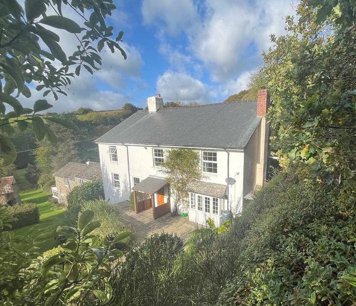 Holiday letting for 2 people, with Terrace and Garden as well as View in Bovey Tracey
