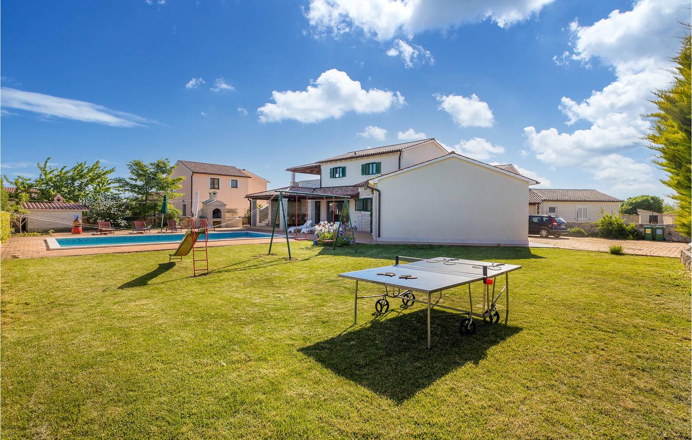 Gemütliche Ferienwohnung mit Pool, in Strandnähe und in der Nähe des Flughafens Pula in Valtura, Südküste Istrien