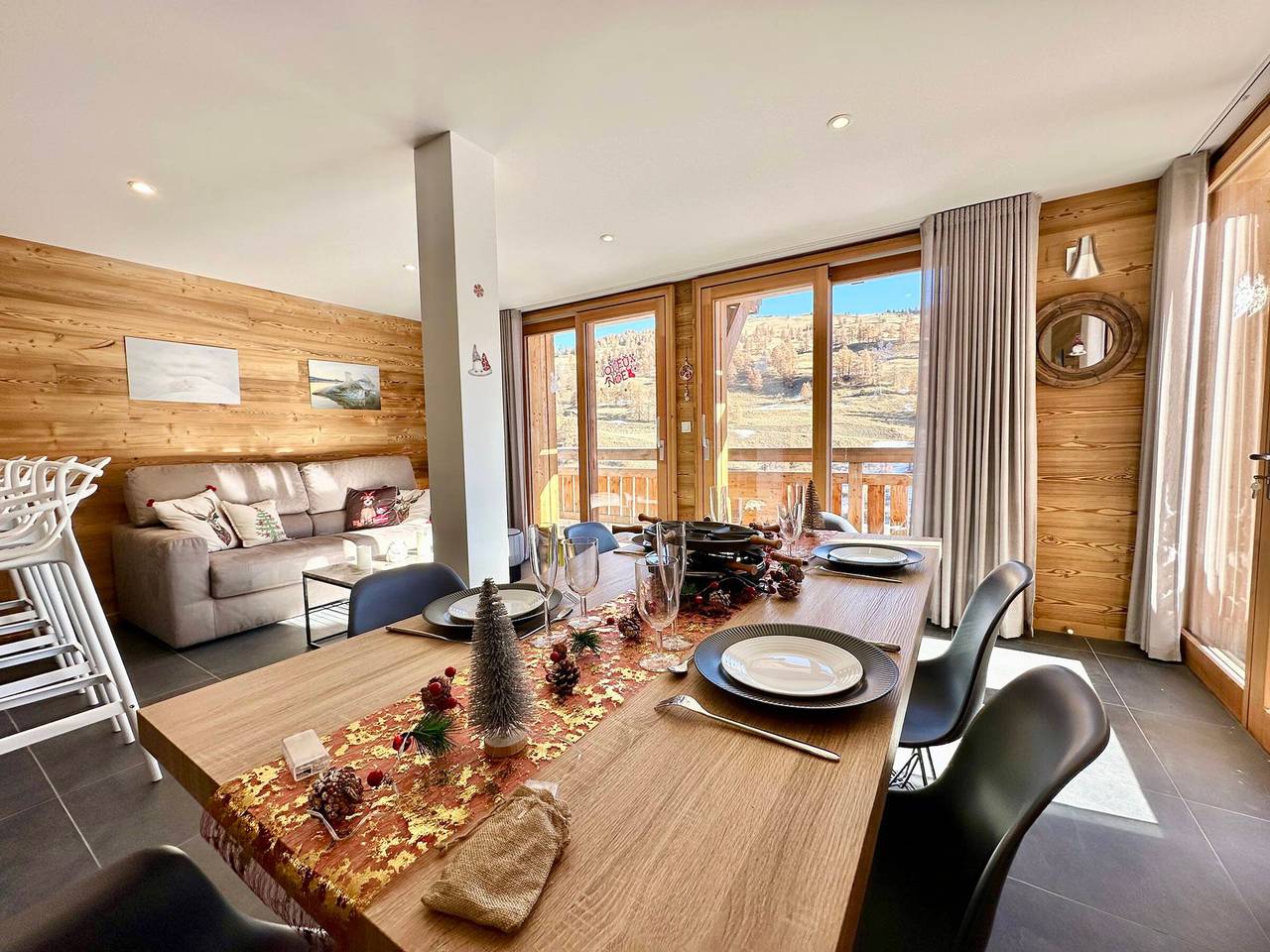 Ganze Wohnung, Luxuswohnung mit Bergblick - Nahe Skilifte in Vars in Vars, Briançon und Umgebung