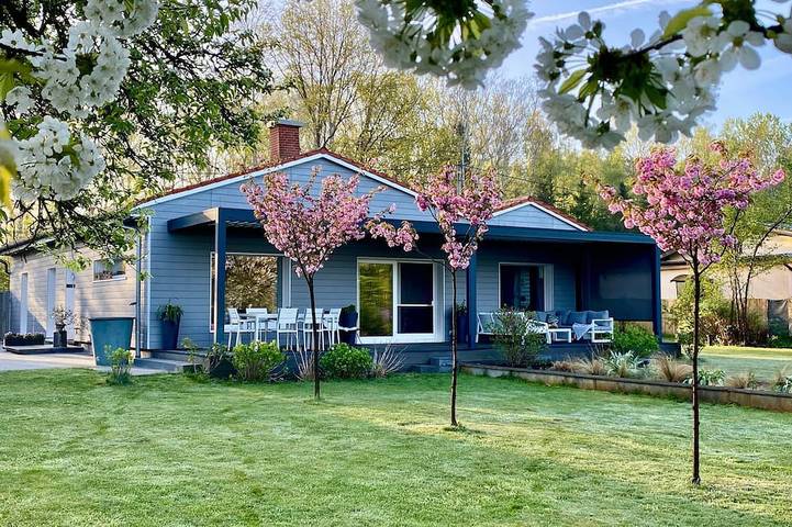 Ferienhaus für 6 Personen, mit Garten und Sauna