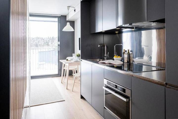 Appart’hôtel pour 3 personnes, avec sauna et jardin, animaux acceptés