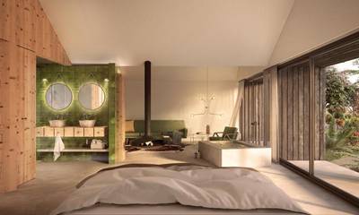 Alojamiento y desayuno para 4 personas, con piscina además de jardín y vistas en Ponta Delgada