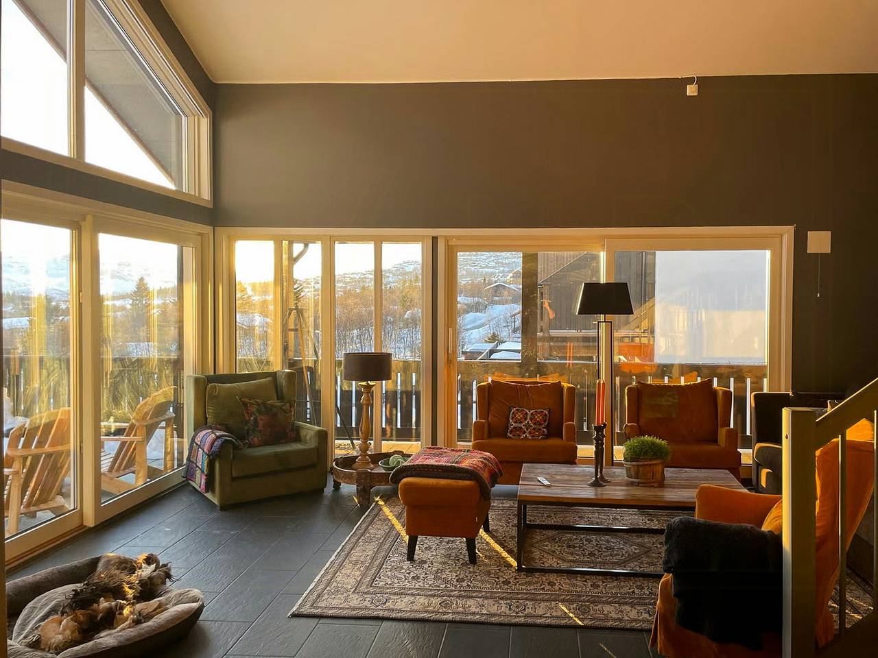 Ganze Wohnung, Panorama-Wohnung mitten in Beitostølen in Øystre Slidre