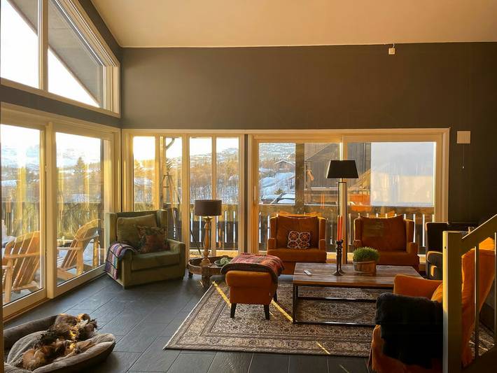 Ganze Wohnung, Panorama-Wohnung mitten in Beitostølen in Øystre Slidre