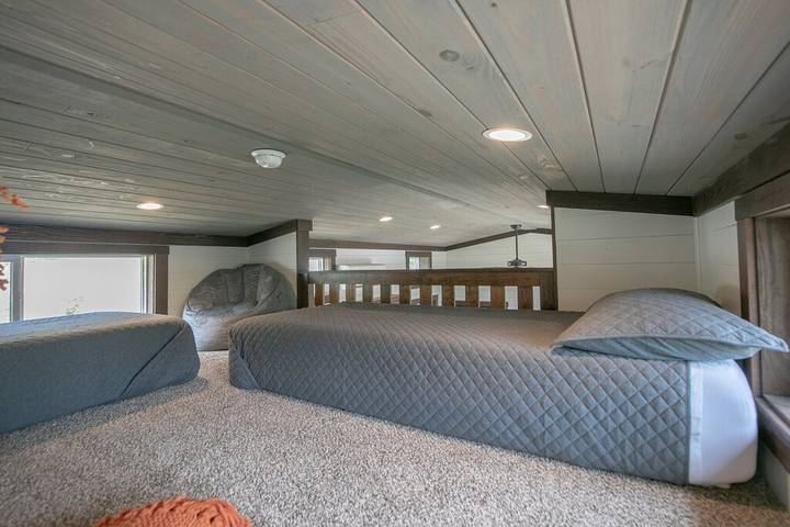 Blockhütte für 4 Personen, mit Terrasse - 1