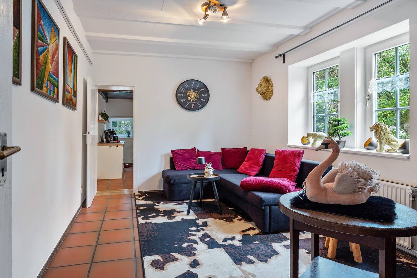Ganze Wohnung, Apartment 'Muddi' mit gemeinsamer Terrasse, privatem Garten und Wlan in Lübbecke, Wiehengebirge