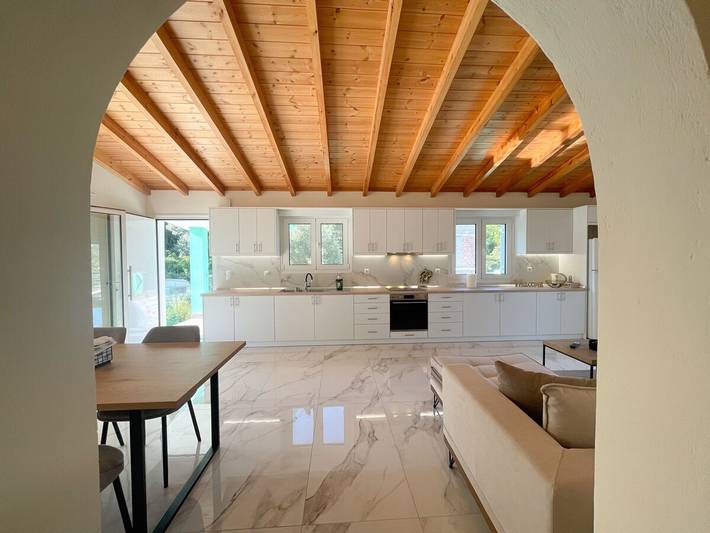 Ferienhaus für 6 Personen mit Terrasse in Korfu