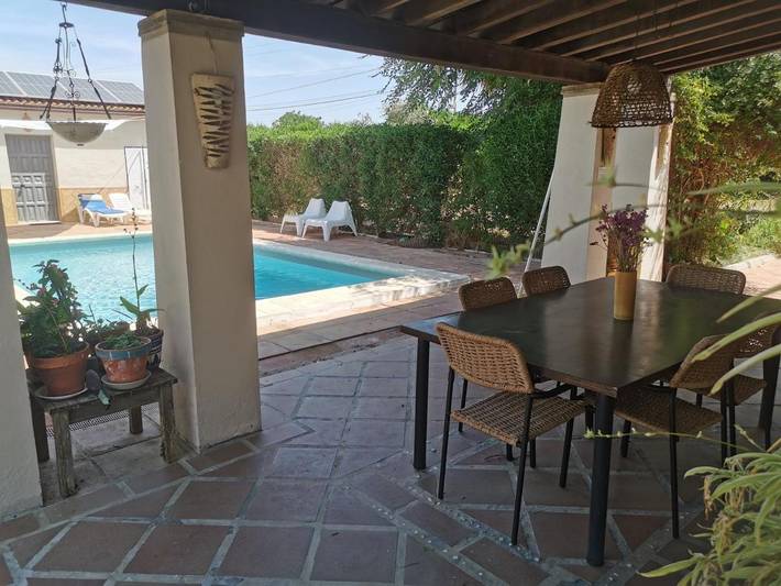 Location de vacances pour 5 personnes, avec Terrasse et Jardin ainsi que Piscine et Vue à Carmona - 4