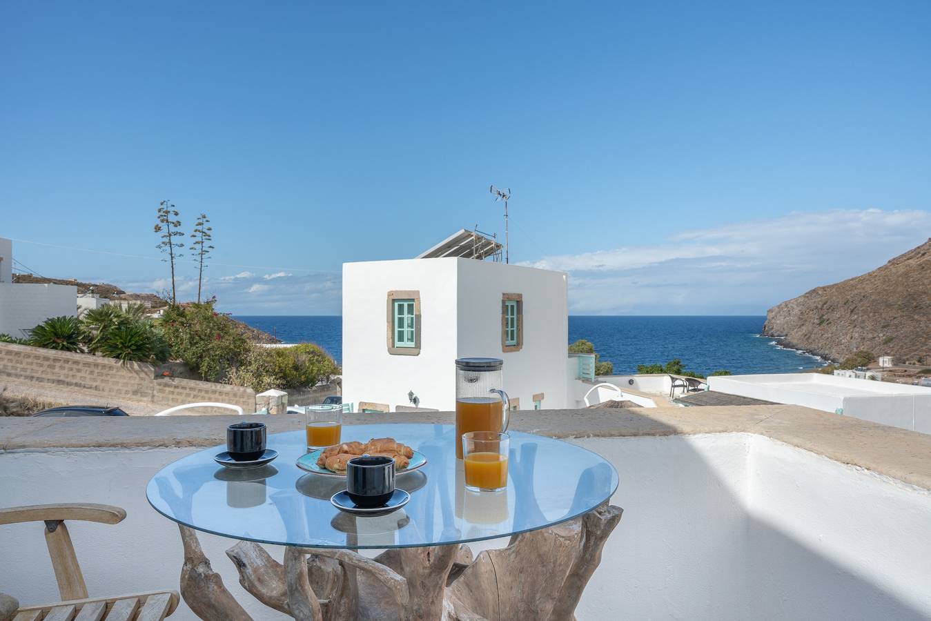 Room 'Double Sea View No 1' with Sea View, Wi-Fi and Air Conditioning in Skala (Patmos), Dodecanese