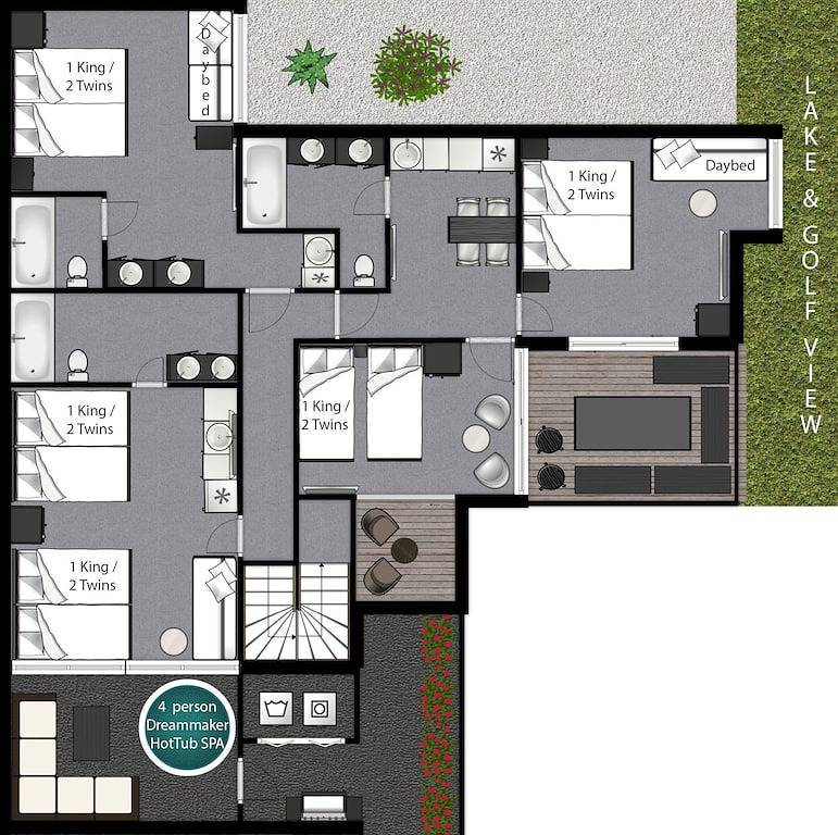 Villa for 16 Guests in McCormick Ranch, Scottsdale