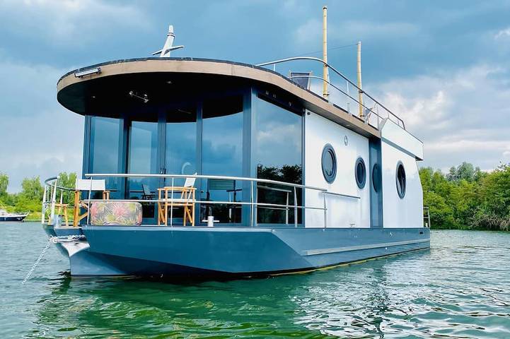 Hausboot für 4 Personen, mit Terrasse - 1