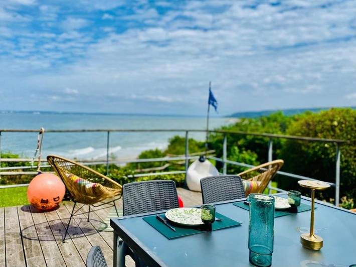 Maison de vacances pour 6 personnes, avec jardin ainsi que balcon et vue