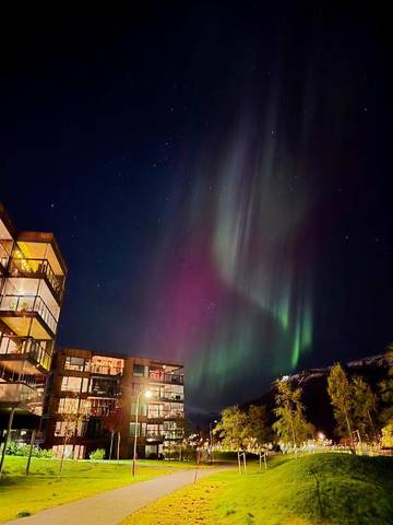 Ferienwohnung für 4 Personen, mit Ausblick und Garten in Tromsø