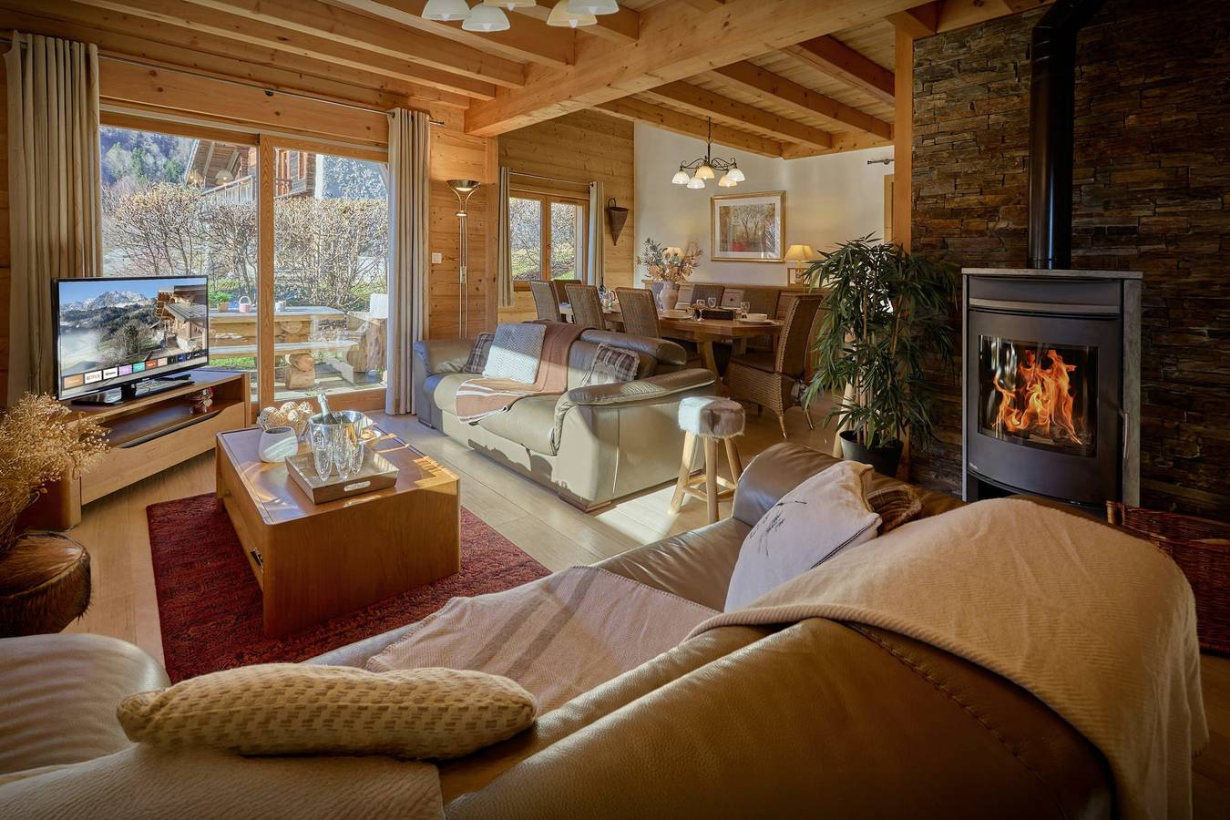 La Giettaz chalet for 10 with sauna and jacuzzi - Ovo Network in La Giettaz, Albertville region
