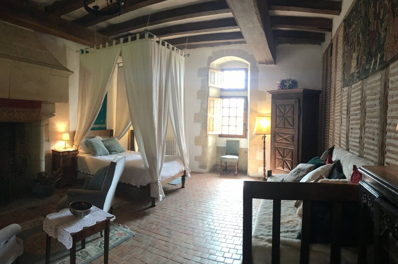 Suite médiévale 2-6 personnes au Manoir de Foncher - Suite Plantagenet in Villandry, Région de Tours