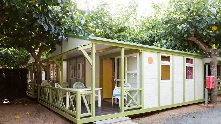 Bungalow para 5 personas, con jardín y piscina en Cambrils