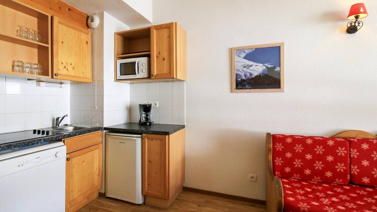 Ganzes Studio, Residence Central Park by Vacancéole in La Foux d'Allos, Allos