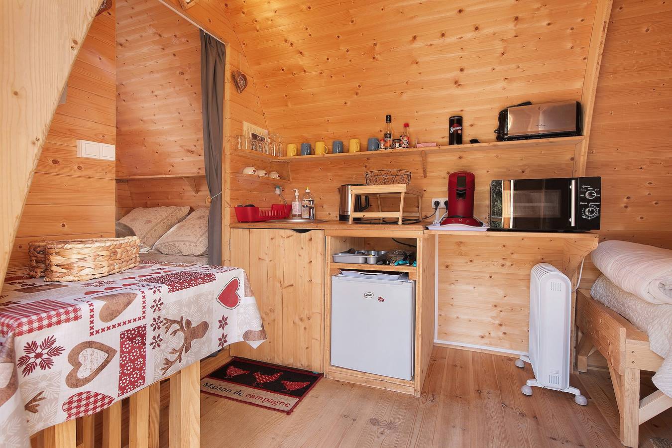 Cabane Perce Neige - Gavarnie: Refugio de madera en camping familiar de montaña in Gèdre, Parque nacional de los Pirineos
