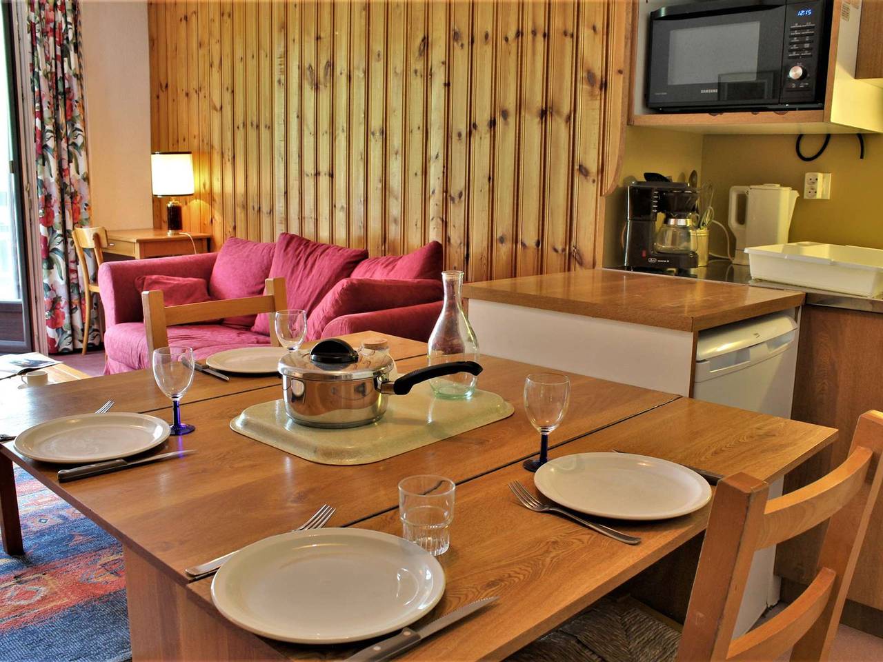 Appartement entier, Appartement cosy 2 pièces, 6 couchages, pied des pistes, Risoul 1850 in Station de Risoul, Risoul