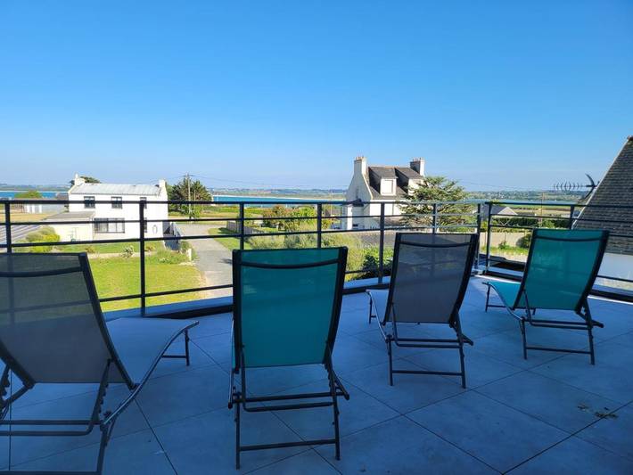 Location de vacances pour 10 personnes, avec jardin et vue à Plounéour-Trez - 2