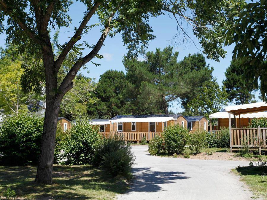 Flower Camping Le Kerarno - Mobilhome 4 personnes - Confort 22m² - 2 chambres - Terrasse semi-couverte - Tv - lave-vaisselle in Saint-Philibert, Côte des Mégalithes