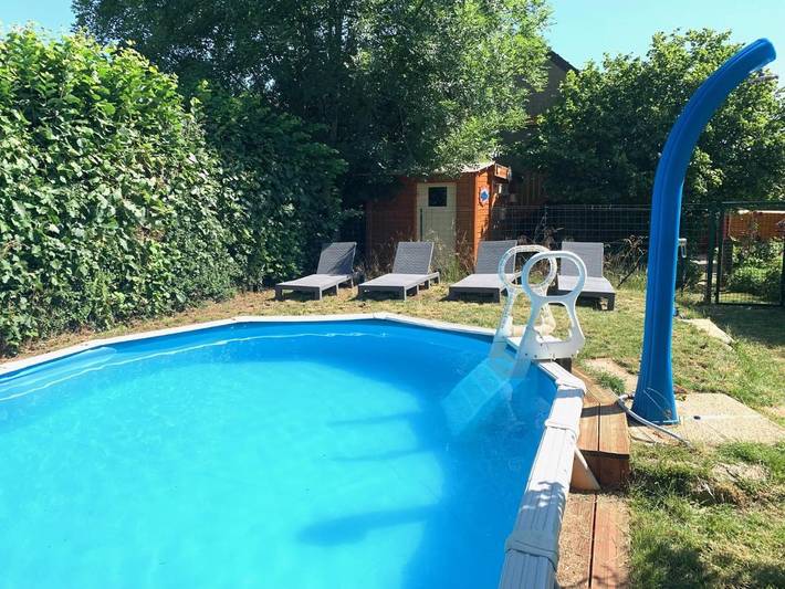 Chambre d’hôte pour 4 personnes, avec Terrasse et Jacuzzi ainsi que Jardin et Piscine