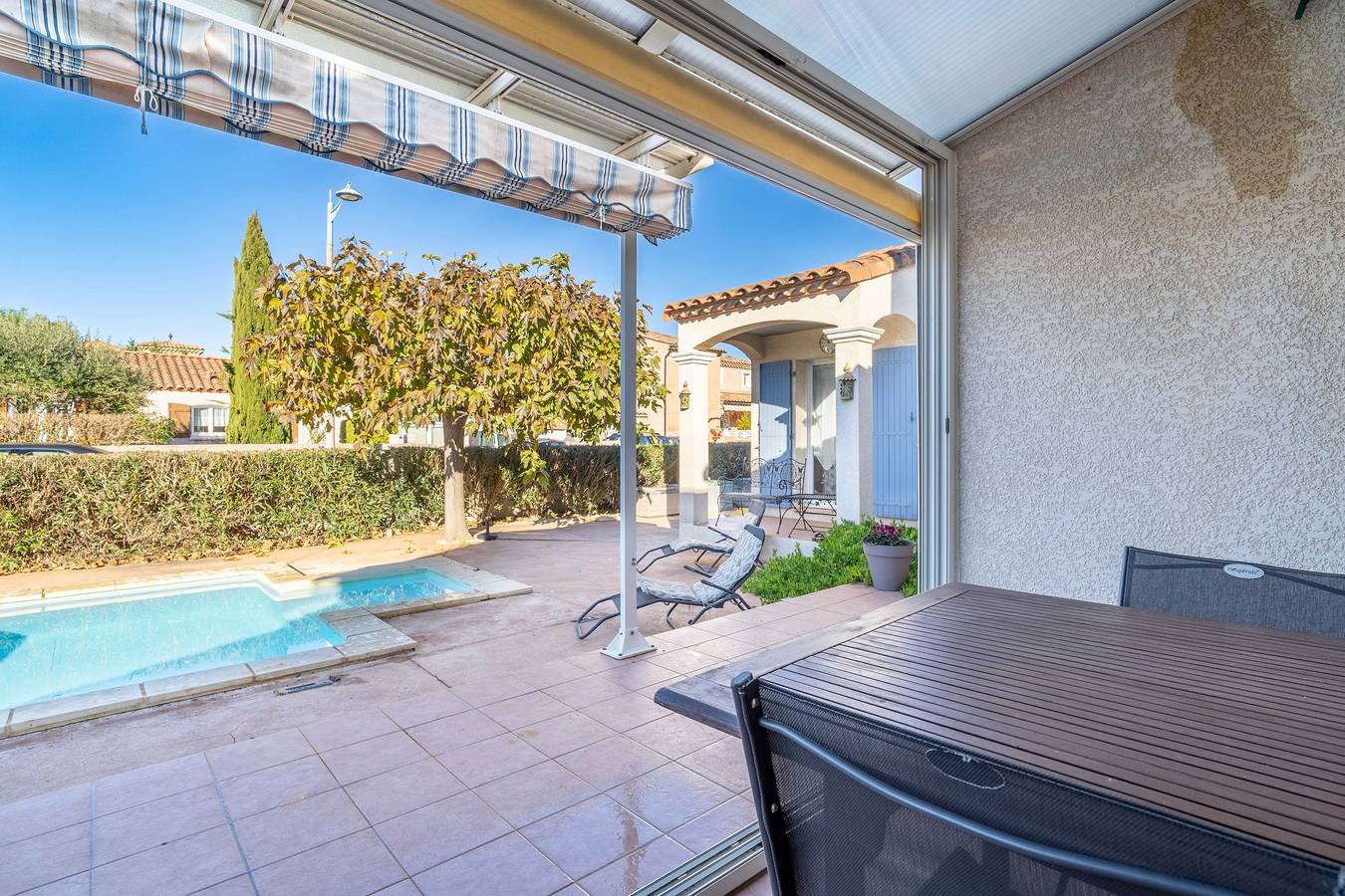 Chambre d’hôtes avec piscine privée, Wi-Fi et climatisation in Puisserguier, Côte méditerranéenne (France)