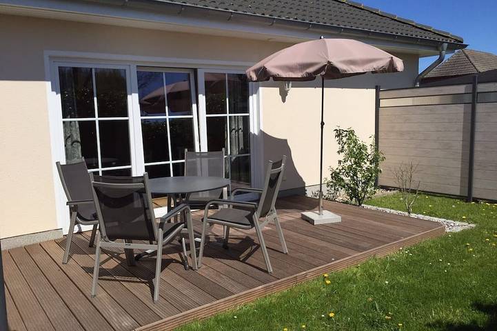 Ferienhaus für 4 Personen, mit Garten und Terrasse, mit Haustier in Pruchten