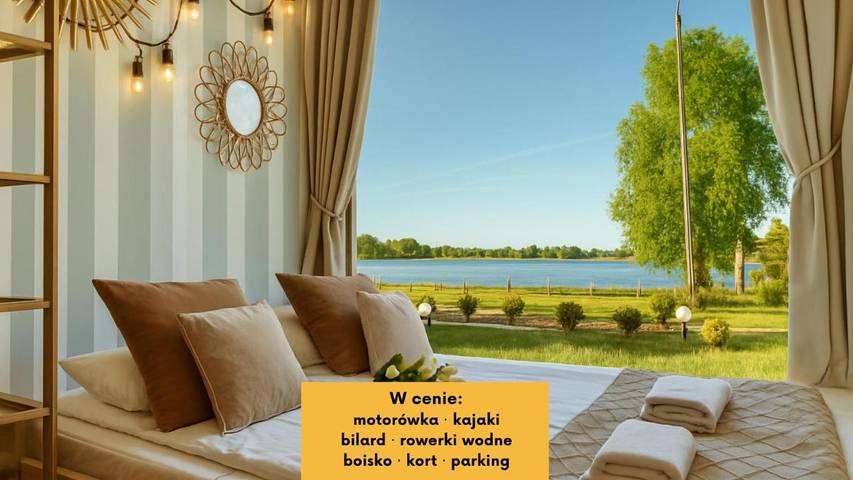 Bungalow für 2 Personen, mit Pool und Whirlpool sowie Garten und Sauna in Mielno