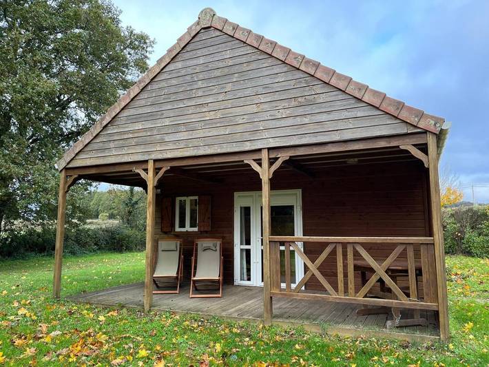 Camping pour 6 personnes, avec Terrasse ainsi que Jardin et Vue