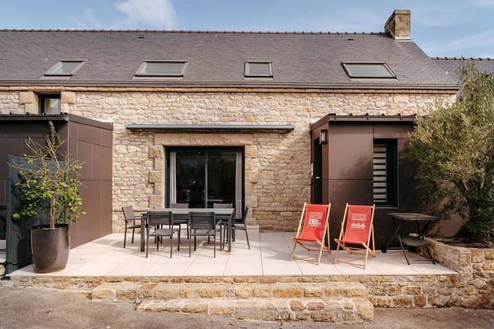 Gîte pour 5 personnes, avec jardin et terrasse à Crach