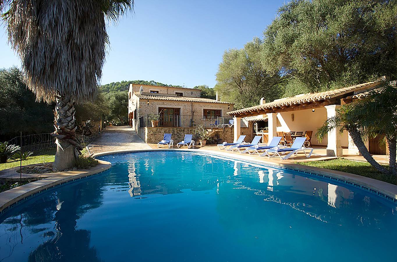Villa voor 8 Personen in Petra, Mallorca Binnenland