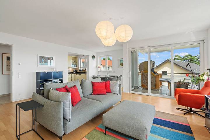 Ferienhaus für 5 Personen, mit Balkon/Terrasse und Balkon sowie Seeblick in Obersee (Bodensee) - 3