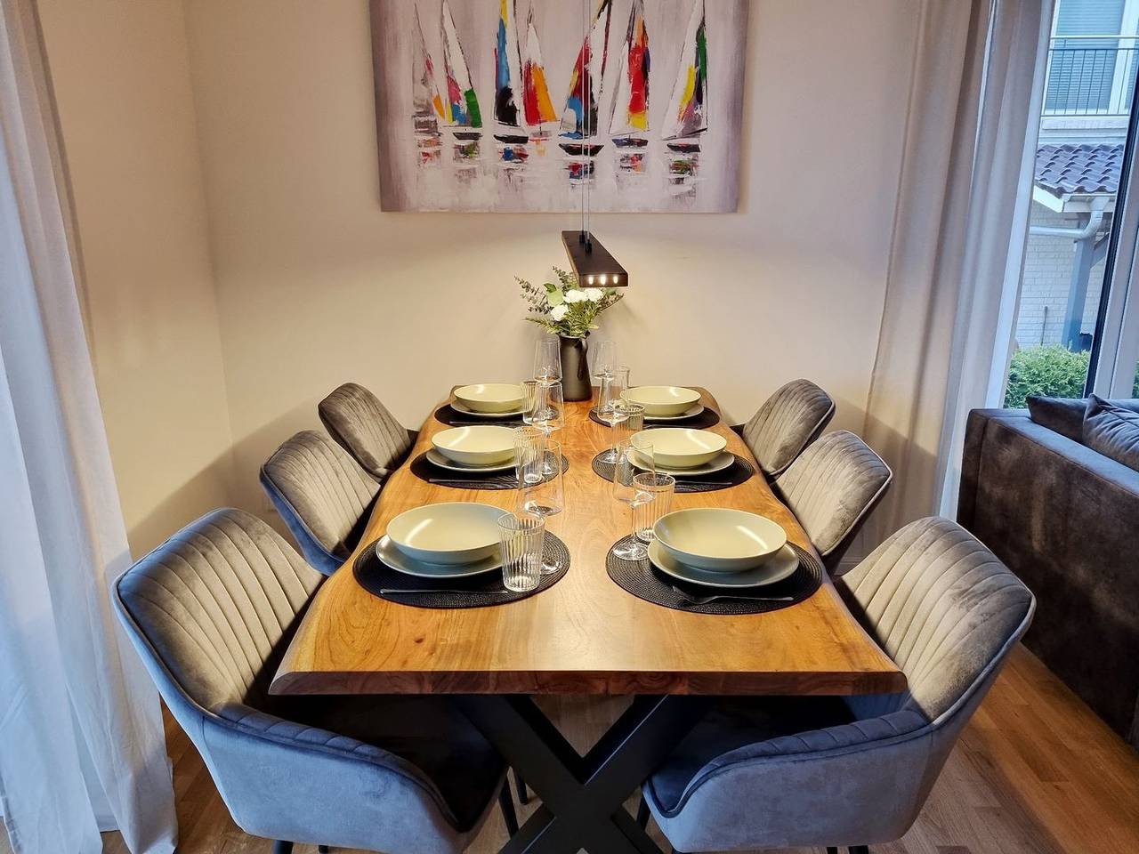 Ganze Wohnung, Ostsee Ferienwohnung Seeräuber in 1. Reihe zum Strand, nur 50m Fußweg zum Meer in Kalifornien (Ostsee), Schönberg