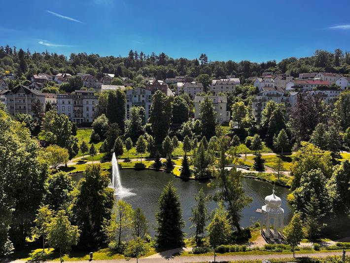 Ferienwohnung für 6 Personen, mit Balkon und Terrasse sowie Ausblick in Bad Schwalbach