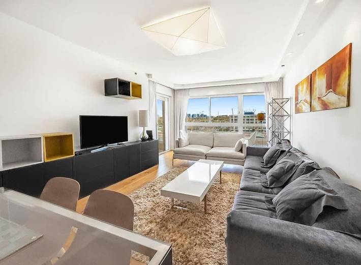 Appartement de vacances pour 4 personnes, avec terrasse et piscine ainsi que sauna et vue sur le lac - 1