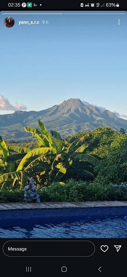 Gîte pour 6 personnes, avec jardin ainsi que vue et piscine dans Bellefontaine (Martinique)