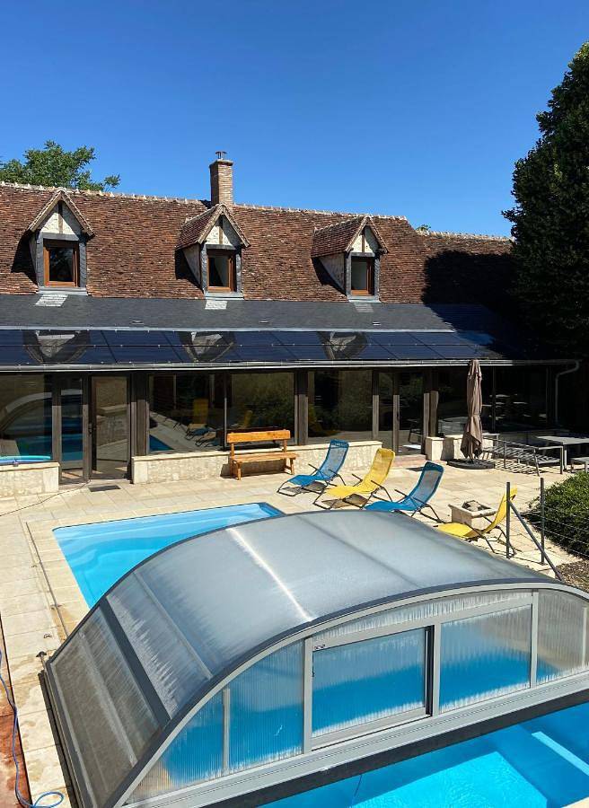 Maison de vacances pour 13 personnes, avec jardin ainsi que vue et piscine - 1