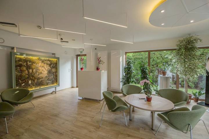 Ferienwohnung für 4 Personen, mit Balkon und Terrasse sowie Garten