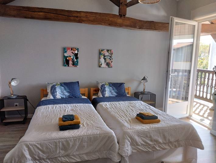 Chambre d’hôte pour 2 personnes, avec jardin et balcon - 1