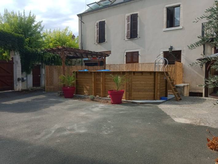 Familienhaus mit privatem Pool in Saint-Gaultier in Saint-Gaultier, Le Blanc und Umgebung