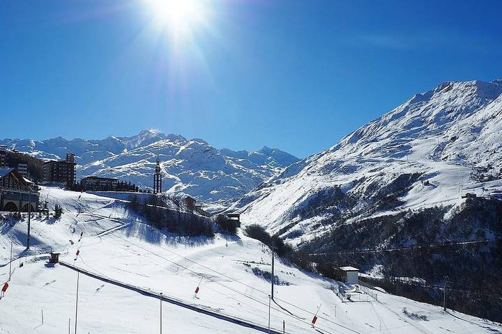 Location de vacances pour 8 personnes, avec vue et balcon à Saint-Martin-de-Belleville