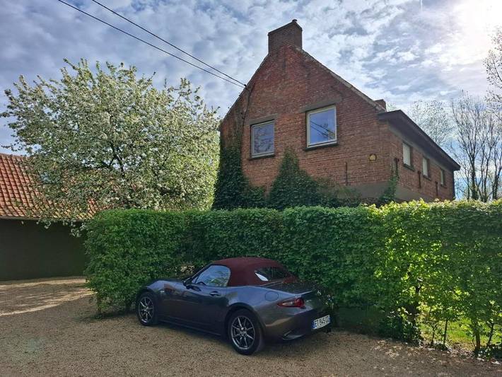 Location de vacances pour 7 personnes, avec jardin et vue, animaux acceptés à Wachtebeke