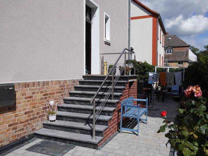 Ferienwohnung für 3 Personen, mit Garten in Barth
