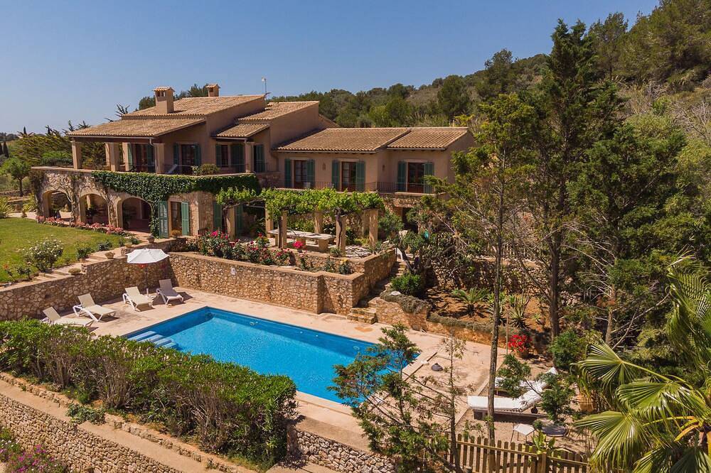 Traumfinca für 8 Personen auf dem Land mit herrlichem Ausblick. Privater Pool. in S'Alqueria Blanca, Santanyí