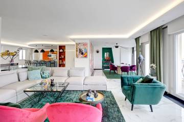 Gîte pour 8 personnes, avec balcon/terrasse, adapté aux familles à Puteaux