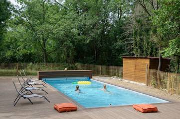 Gîte pour 2 personnes, avec jardin ainsi que piscine et vue à Saint-Gély-du-Fesc