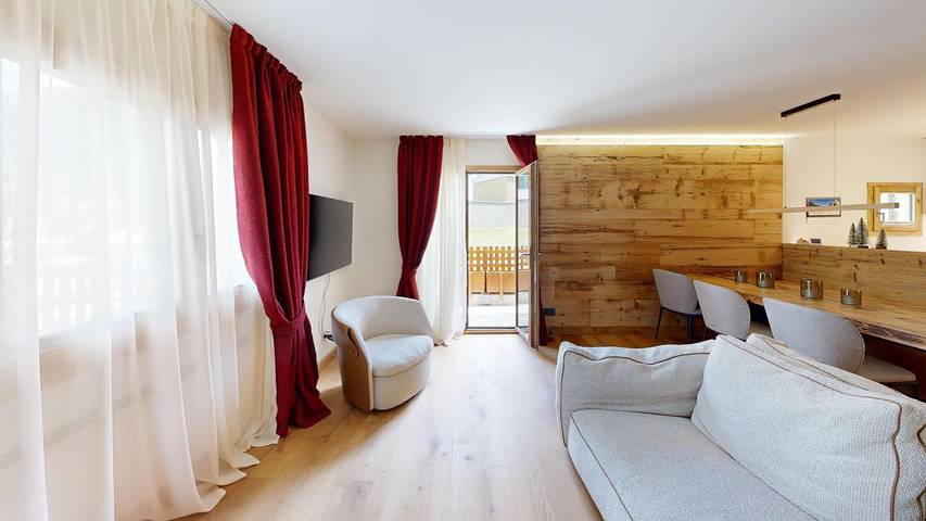Ganze Wohnung, Stilvolle Design-Ferienwohnung an privilegierter Lage in St. Moritz Bad in St. Moritz 3 Bad, St. Moritz
